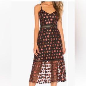 🔴Jack by BB Dakota floral embroidered dress